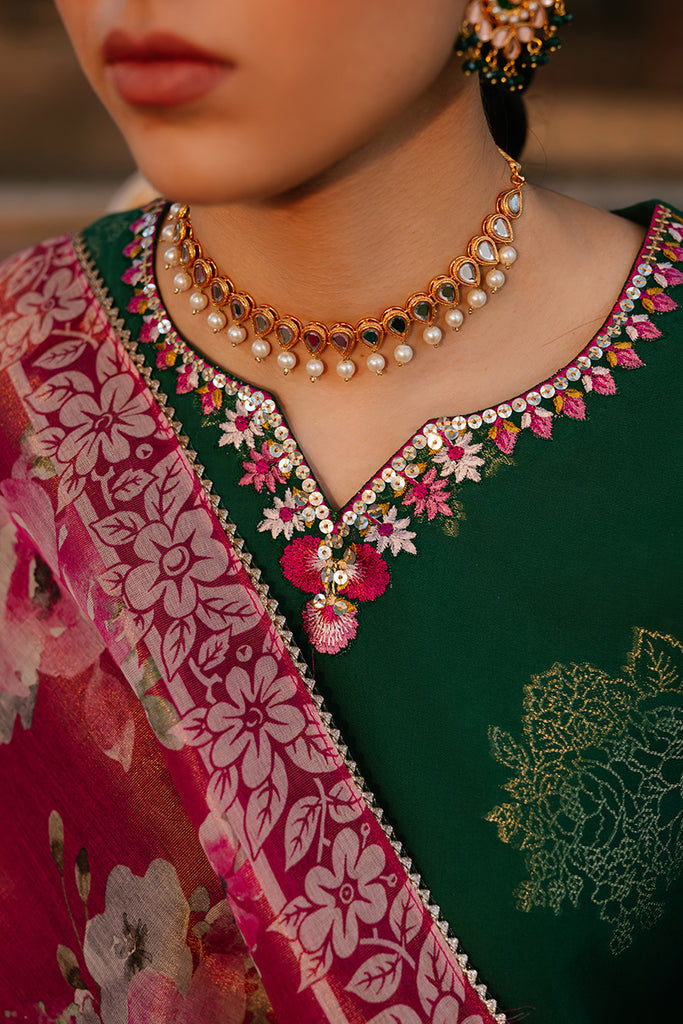 Cross Stitch | Eid Lawn 24 | OPULENT GREEN