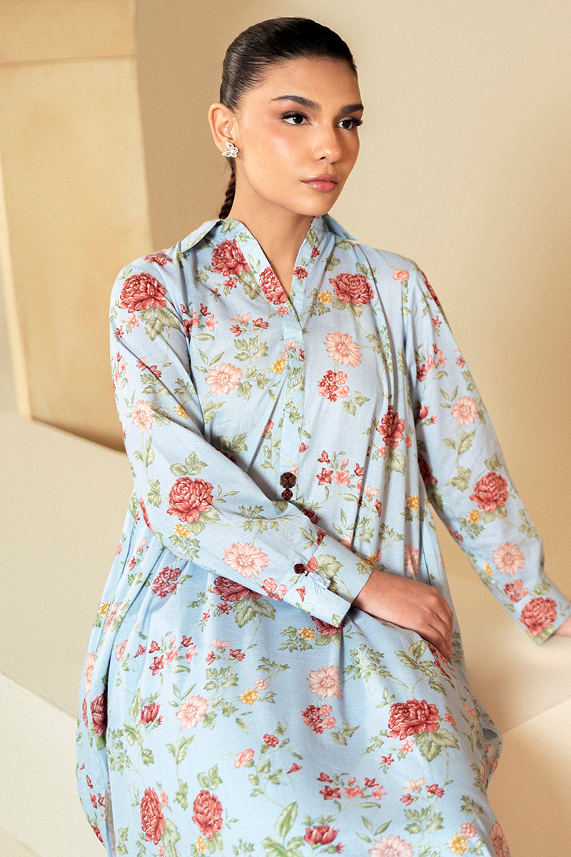 Cross Stitch | Daily Lawn 24 | CHAMBRAY DREAM-2 PIECE LAWN SUIT