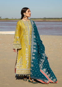Hussain Rehar | Surkh Eid Pret'25 | Shamyaana by Hussain Rehar - Designer Dress  - Type : Ladies Clothes - Available at Libayah - 100% Original 