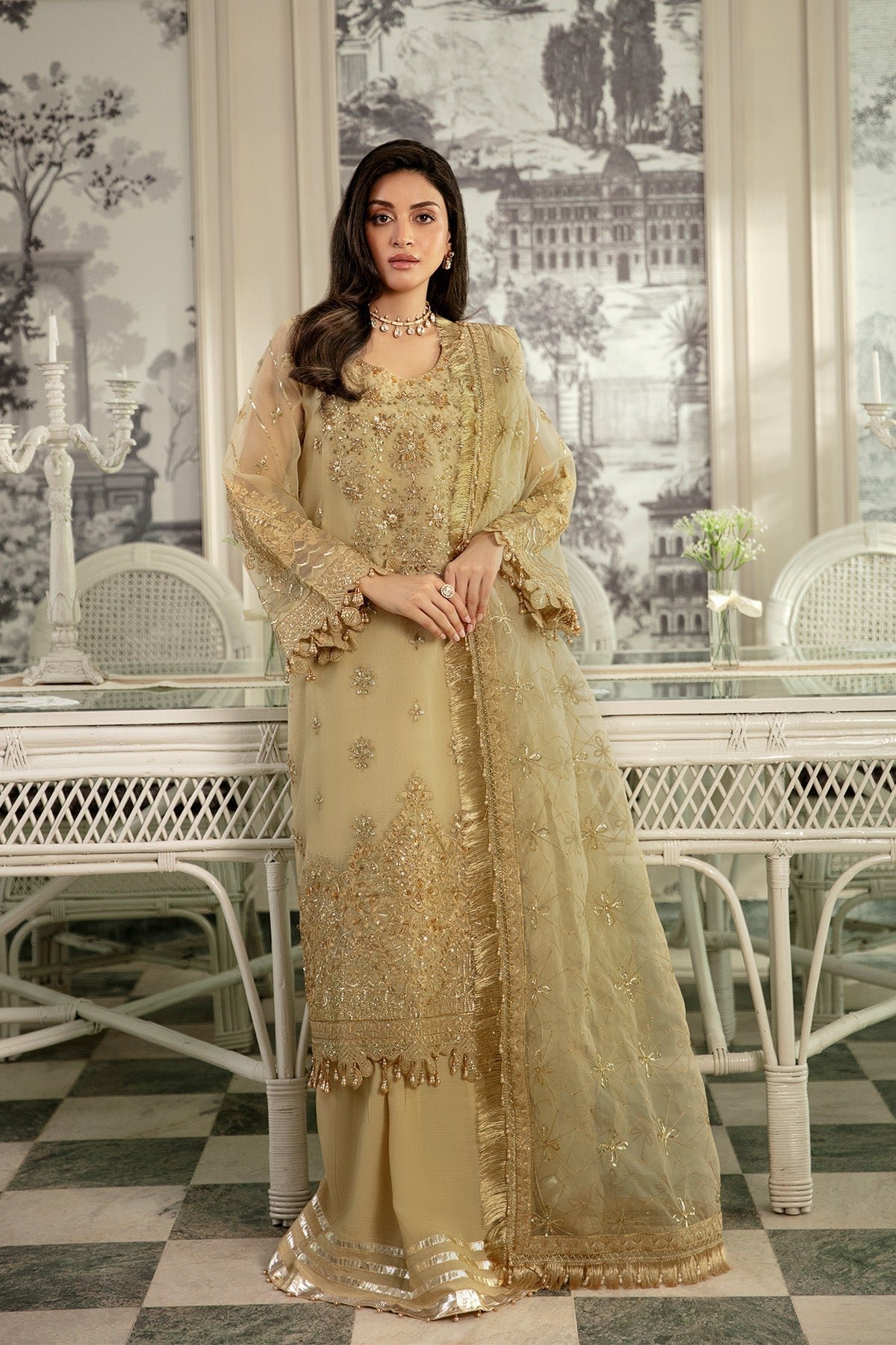 Raeesa Premium | Dehleez Formals | Dl 1036 by Raeesa Premium - Designer Dress  - Type : Ladies Clothes - Available at Libayah - 100% Original 