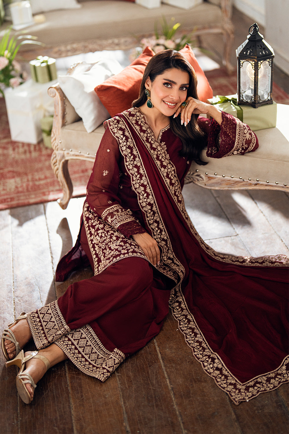 Azure | Luxe Formals | Berry Dusk by Azure - Designer Dress  - Type : Ladies Clothes - Available at Libayah - 100% Original 
