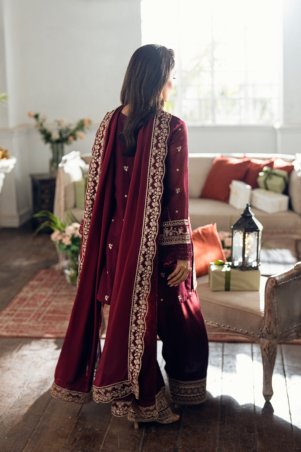 Azure | Luxe Formals | Berry Dusk by Azure - Designer Dress  - Type : Ladies Clothes - Available at Libayah - 100% Original 
