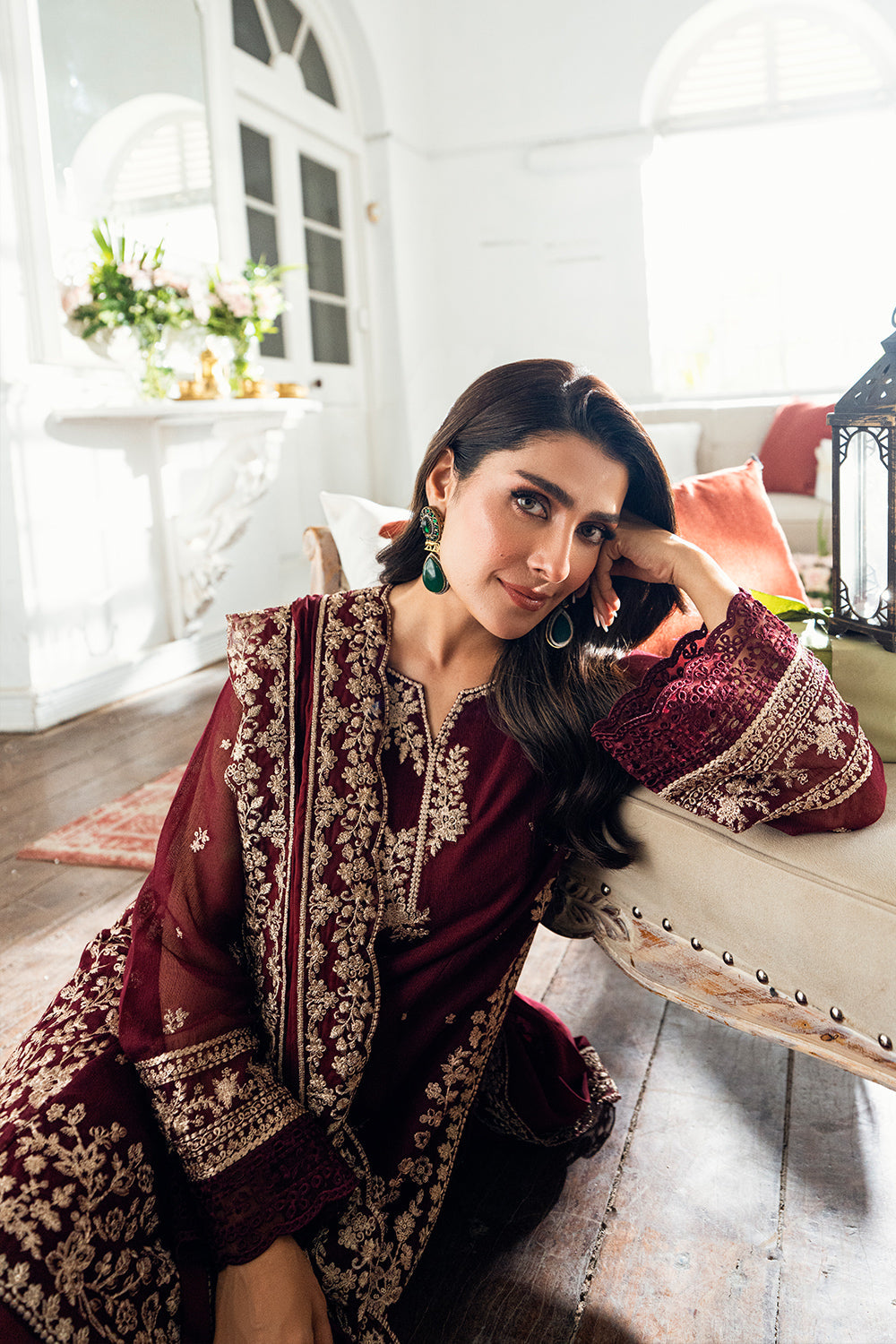 Azure | Luxe Formals | Berry Dusk by Azure - Designer Dress  - Type : Ladies Clothes - Available at Libayah - 100% Original 