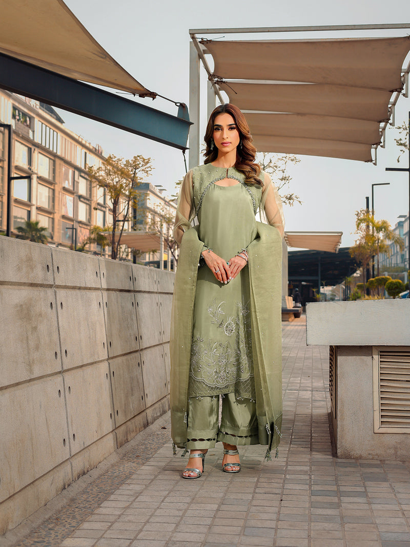 Ain | Raya Luxury Formals | AN-170 BERYL by Ain - Designer Dress  - Type : Luxury - Available at Libayah - 100% Original 
