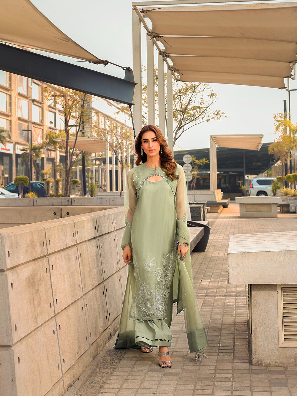 Ain | Raya Luxury Formals | AN-170 BERYL by Ain - Designer Dress  - Type : Luxury - Available at Libayah - 100% Original 