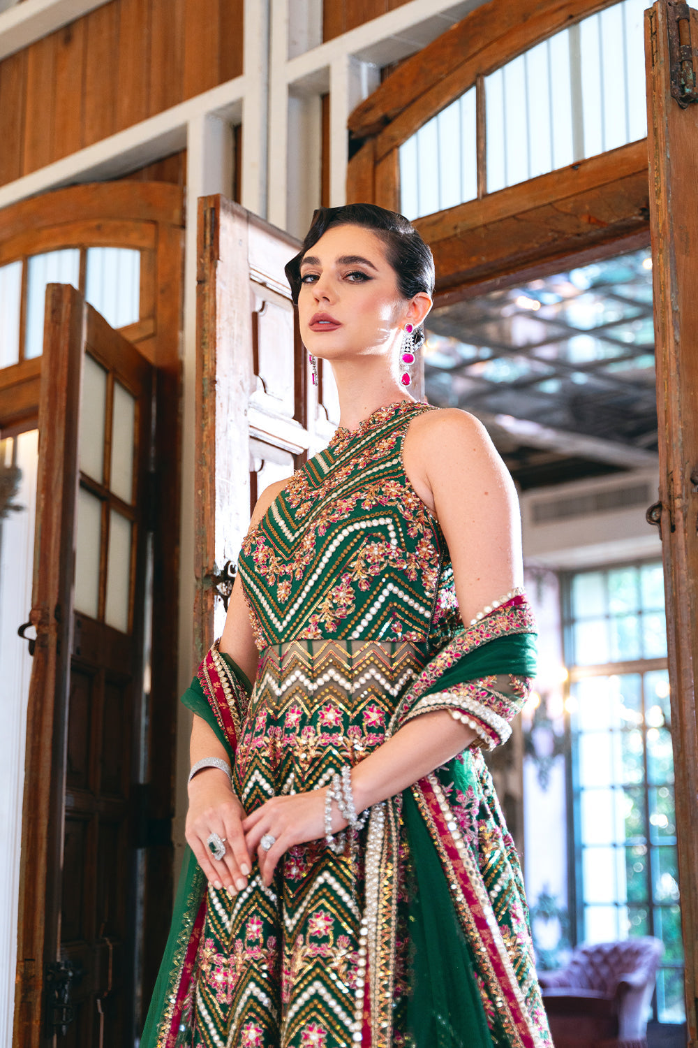 Saira Rizwan | Naqsh Festive 2024 | SRN24-06 PENELOPE by Saira Rizwan - Designer Dress - Type: Ladies Clothes - Available at Libayah - 100% Original
