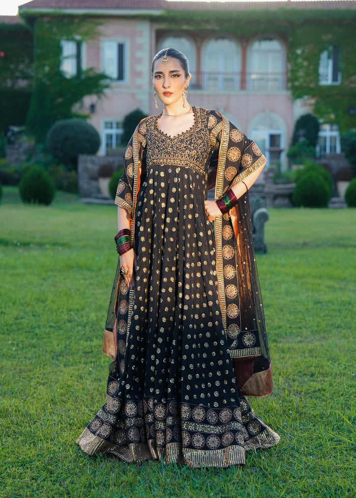 Golden Eclipse – authentic Pakistani formal dress from the Laj by Lajwanti Runaway Formals 25 collection for women in the UK