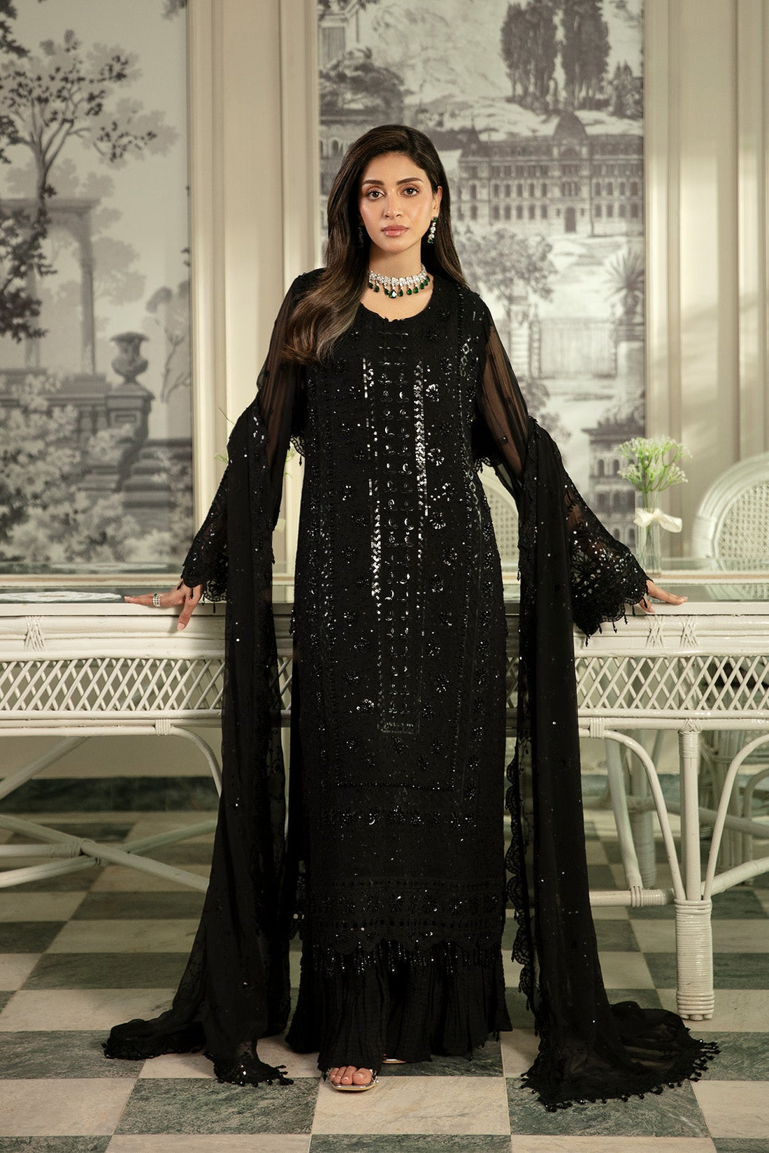 Raeesa Premium | Dehleez Formals | Dl 1035 by Raeesa Premium - Designer Dress  - Type : Ladies Clothes - Available at Libayah - 100% Original 