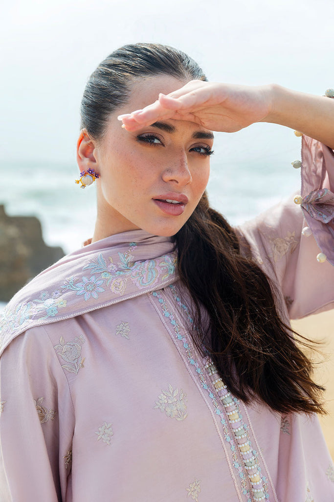 Cross Stitch | Cotton Satin 25 | BLOSSOM TINT by Cross Stitch - Designer Dress  - Type : Ladies Clothes - Available at Libayah - 100% Original 