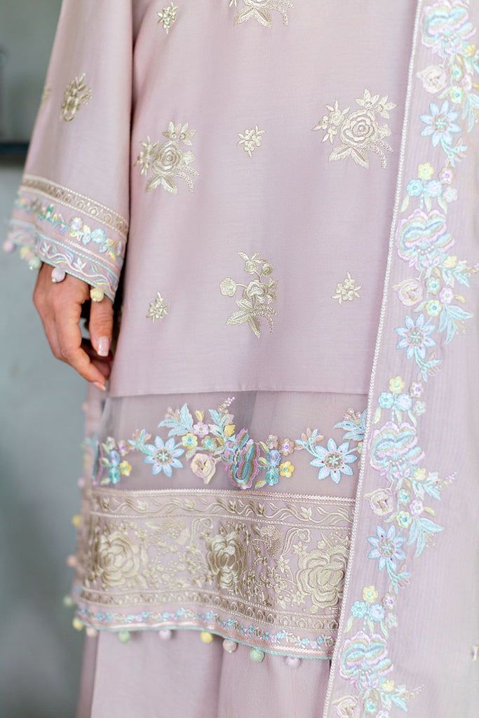 Cross Stitch | Cotton Satin 25 | BLOSSOM TINT by Cross Stitch - Designer Dress  - Type : Ladies Clothes - Available at Libayah - 100% Original 