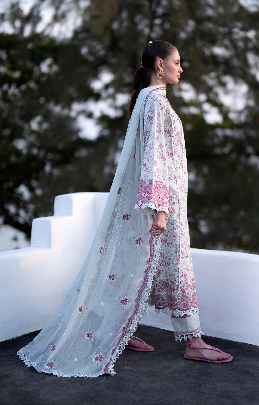 AJR Couture | Printakari Lawn 25 | Blush by AJR Couture - Designer Dress - Type: Ladies Clothes - Available at Libayah - 100% Original