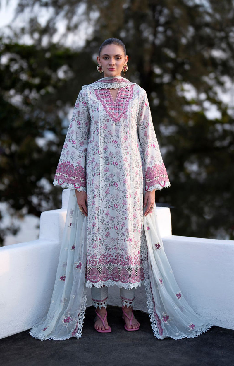 AJR Couture | Printakari Lawn 25 | Blush by AJR Couture - Designer Dress - Type: Ladies Clothes - Available at Libayah - 100% Original