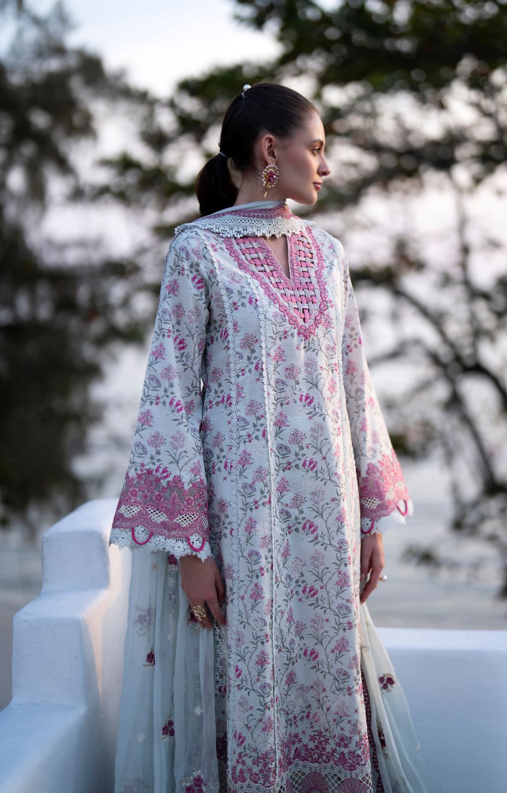 AJR Couture | Printakari Lawn 25 | Blush by AJR Couture - Designer Dress - Type: Ladies Clothes - Available at Libayah - 100% Original