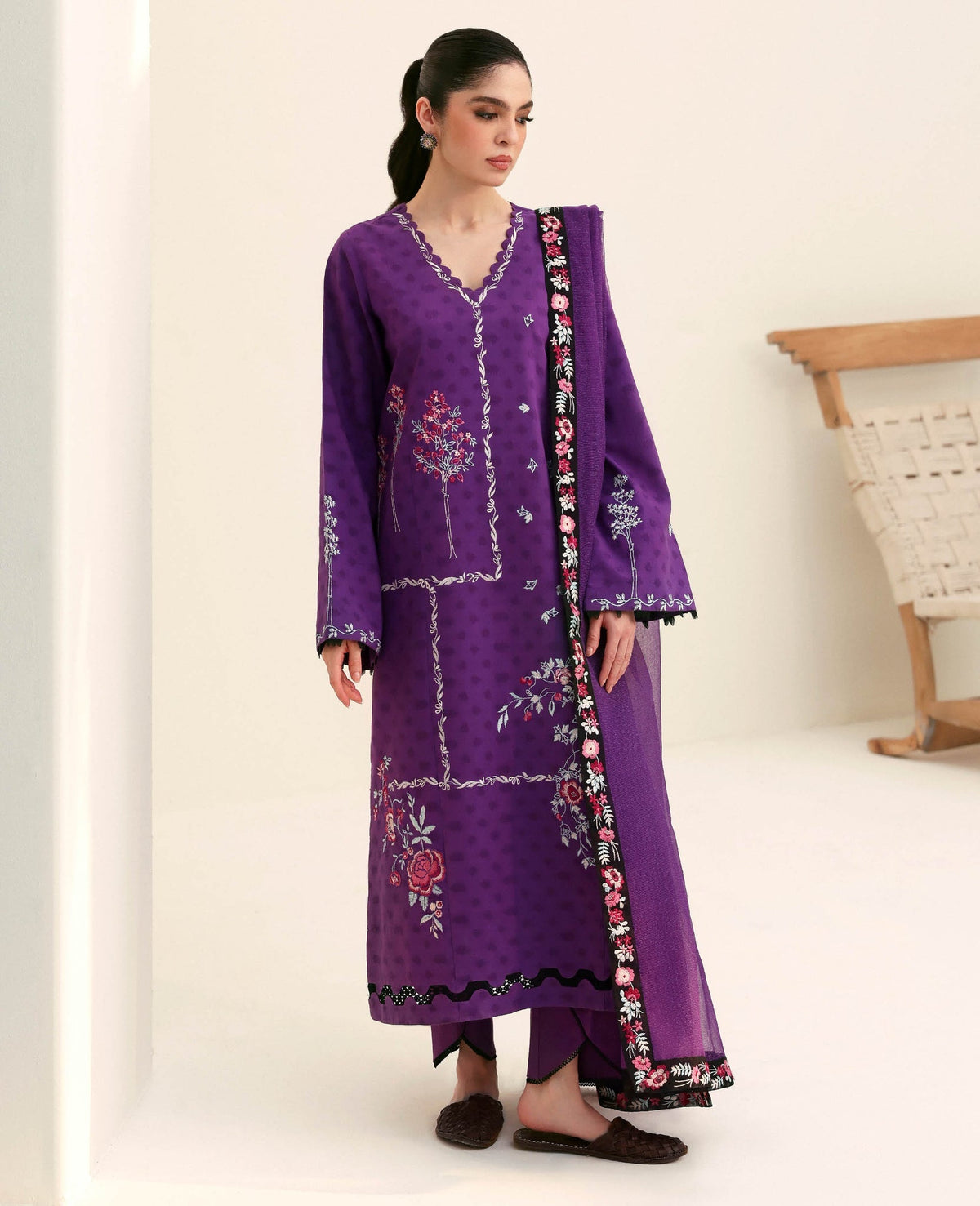 Republic Womenswear | Basics Pre Fall 25 | Violette by Republic Womenswear - Designer Dress - Type : Ladies Clothes - Available at Libayah - 100% Original 