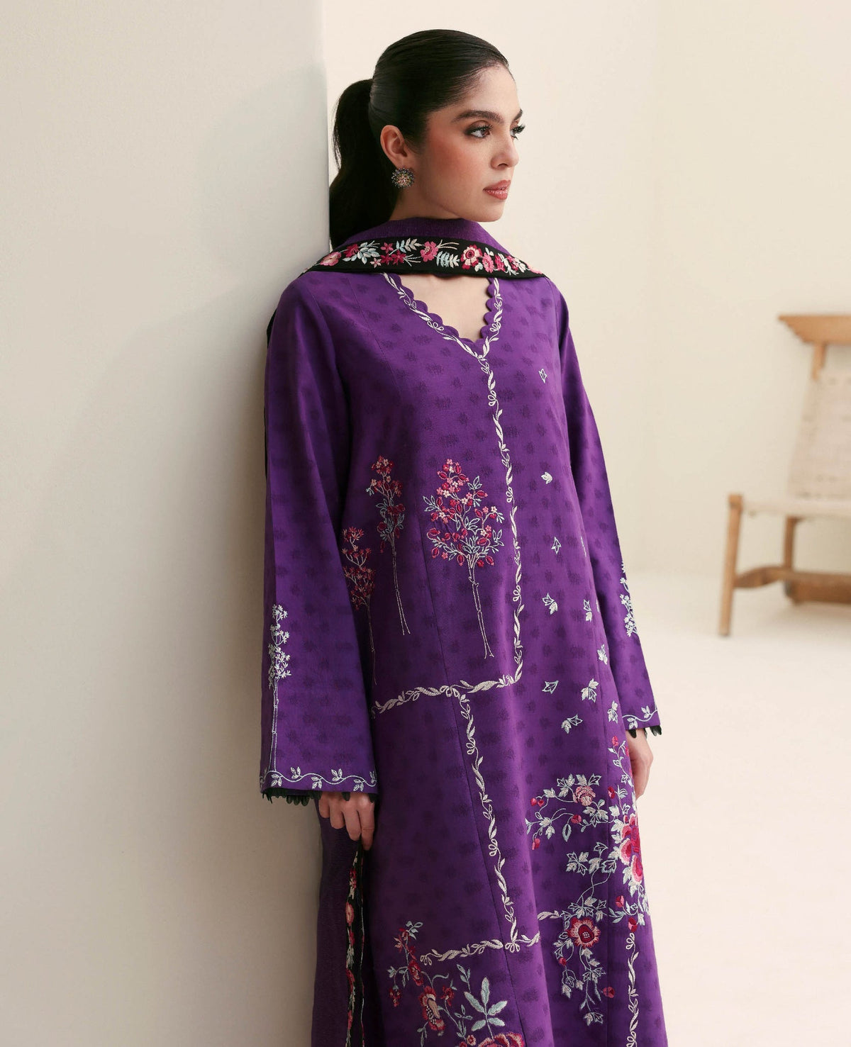 Republic Womenswear | Basics Pre Fall 25 | Violette by Republic Womenswear - Designer Dress - Type : Ladies Clothes - Available at Libayah - 100% Original 