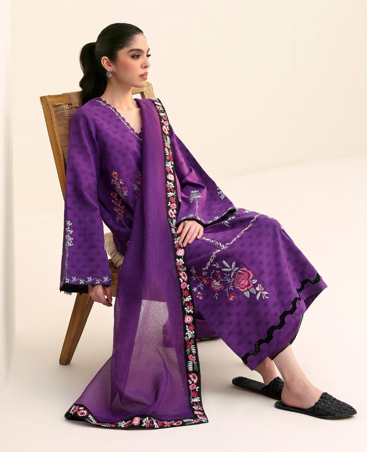 Republic Womenswear | Basics Pre Fall 25 | Violette by Republic Womenswear - Designer Dress - Type : Ladies Clothes - Available at Libayah - 100% Original 