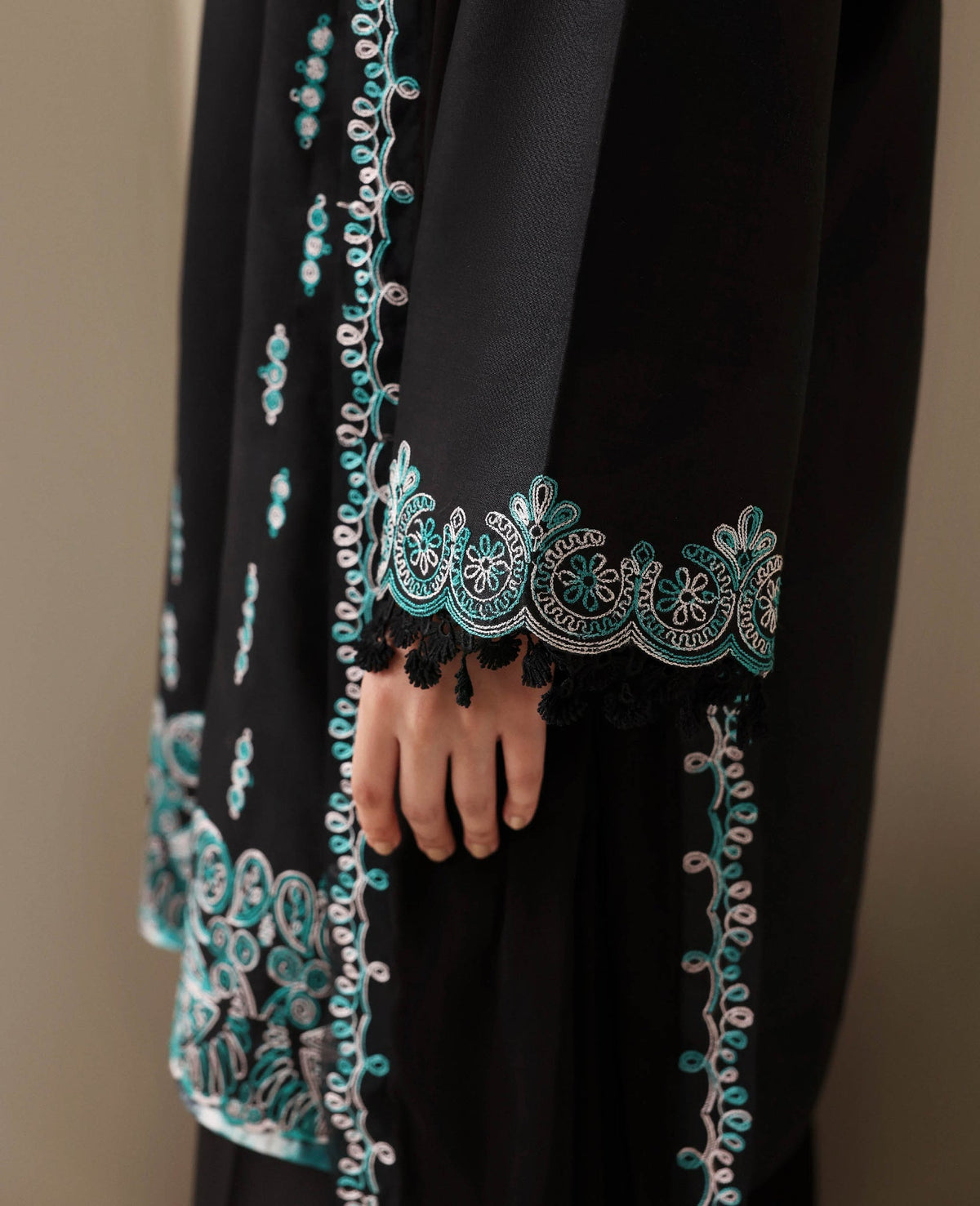 Republic Womenswear | Basics Pre Fall 25 | Noire by Republic Womenswear - Designer Dress - Type : Ladies Clothes - Available at Libayah - 100% Original 