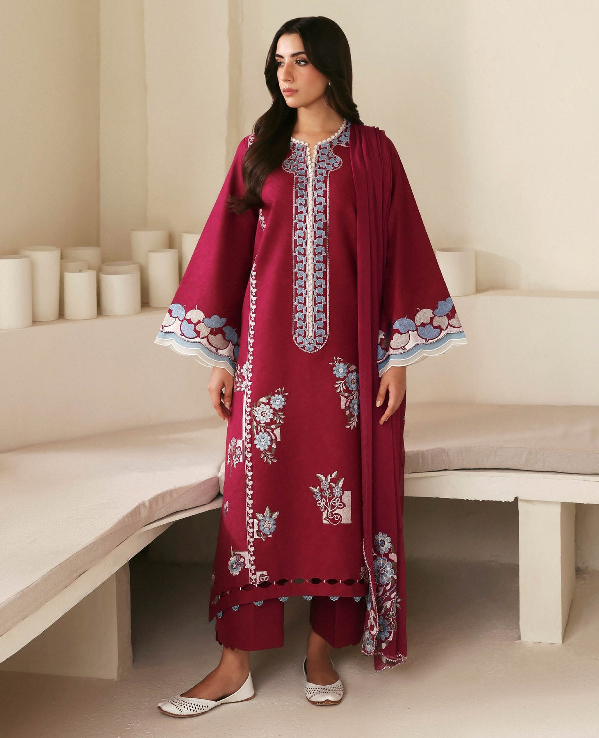 Republic Womenswear | Basics Pre Fall 25 | Fleurine by Republic Womenswear - Designer Dress - Type : Ladies Clothes - Available at Libayah - 100% Original 