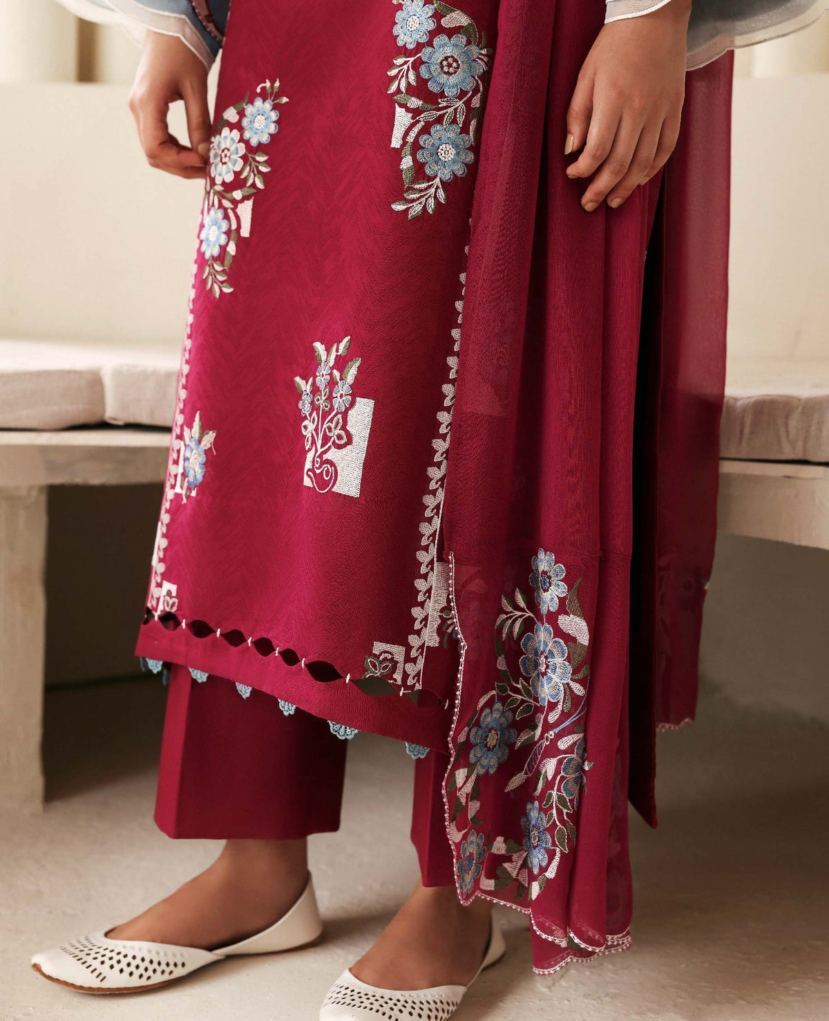 Republic Womenswear | Basics Pre Fall 25 | Fleurine by Republic Womenswear - Designer Dress - Type : Ladies Clothes - Available at Libayah - 100% Original 