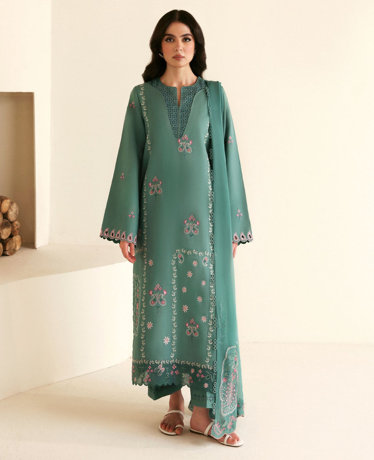 Republic Womenswear | Basics Pre Fall 25 | Solene by Republic Womenswear - Designer Dress - Type : Ladies Clothes - Available at Libayah - 100% Original 