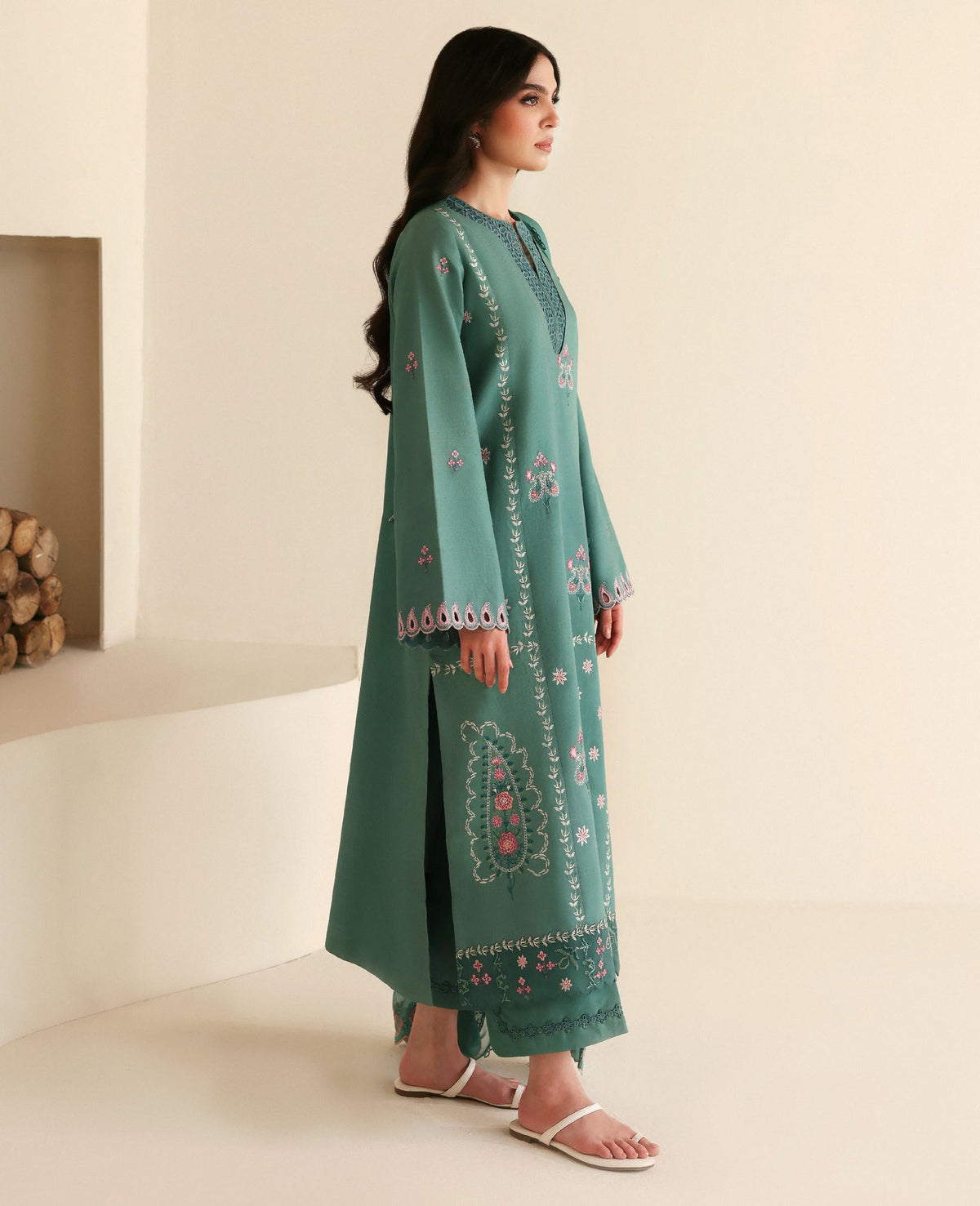 Republic Womenswear | Basics Pre Fall 25 | Solene by Republic Womenswear - Designer Dress - Type : Ladies Clothes - Available at Libayah - 100% Original 