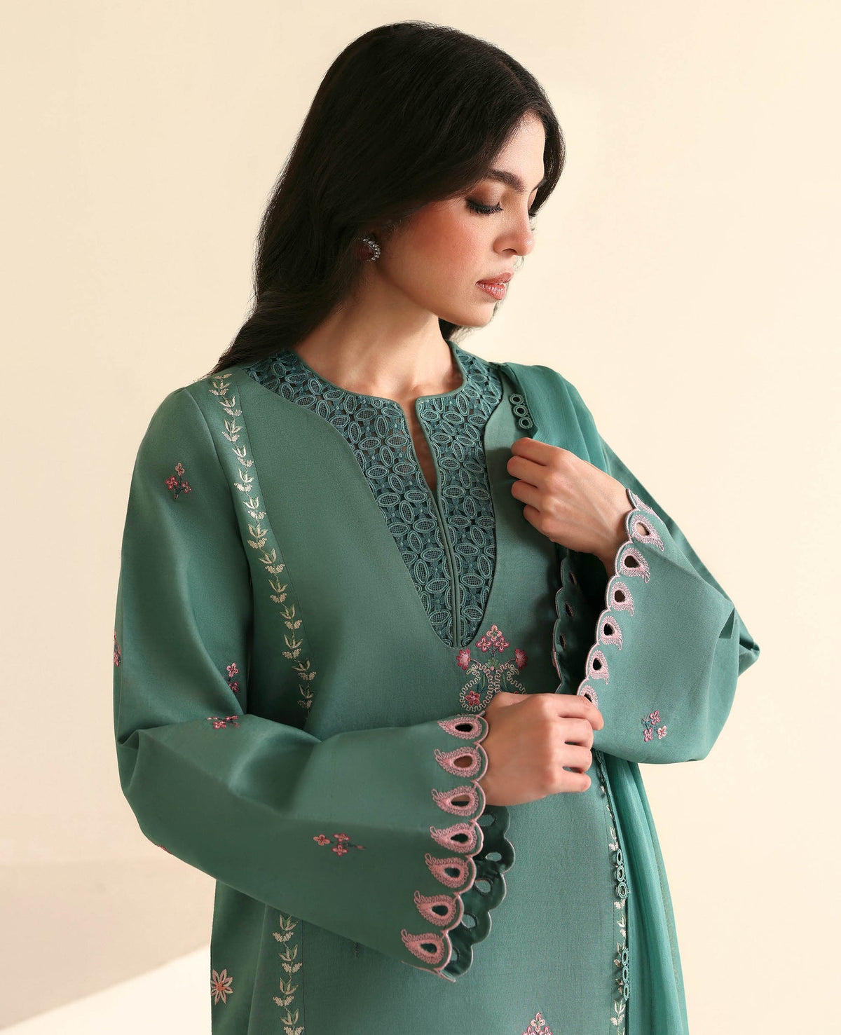 Republic Womenswear | Basics Pre Fall 25 | Solene by Republic Womenswear - Designer Dress - Type : Ladies Clothes - Available at Libayah - 100% Original 