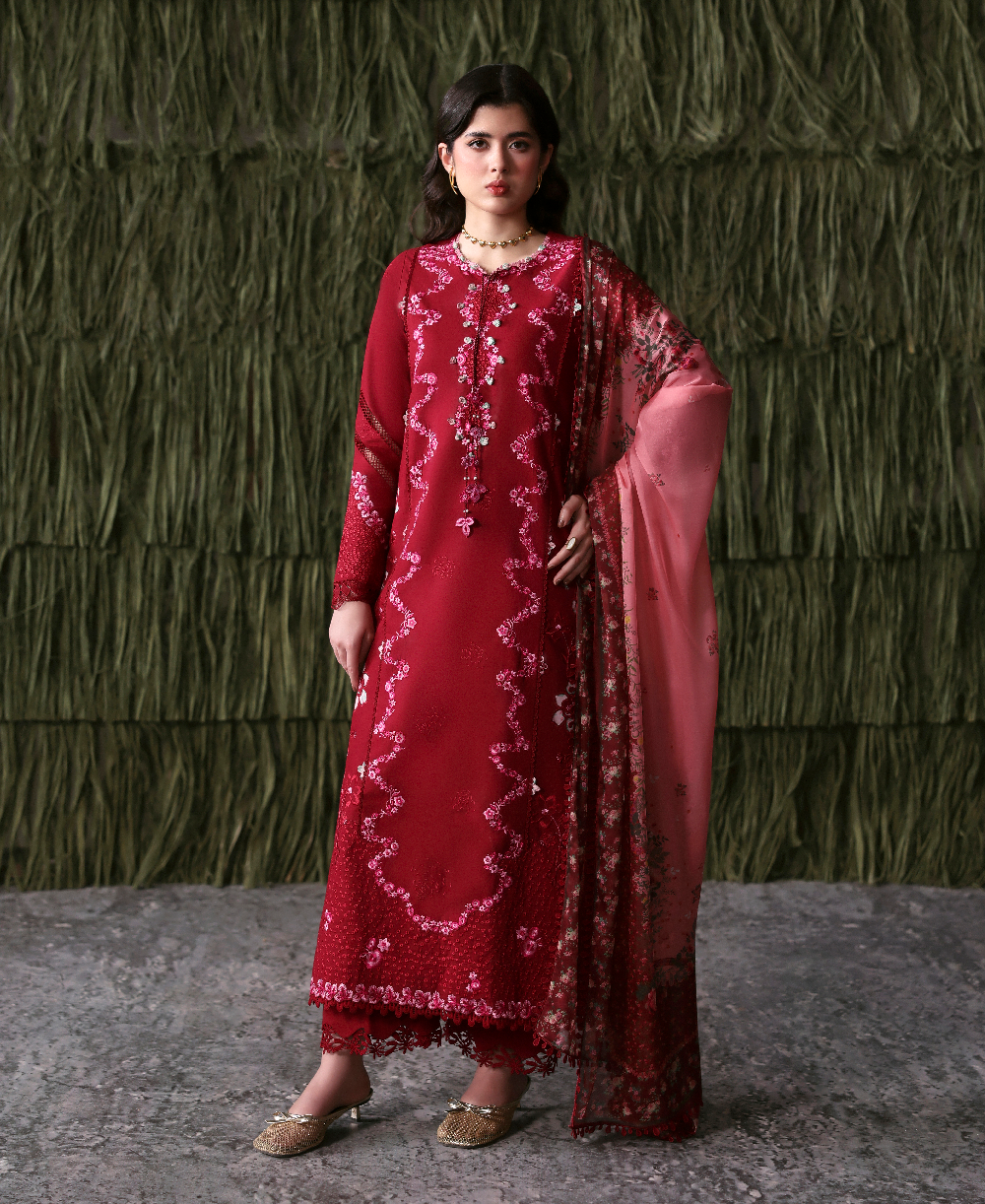 Republic Womenswear | Basics Pret | Dahlia Royale by Republic Womenswear - Designer Dress  - Type : Ladies Clothes - Available at Libayah - 100% Original 
