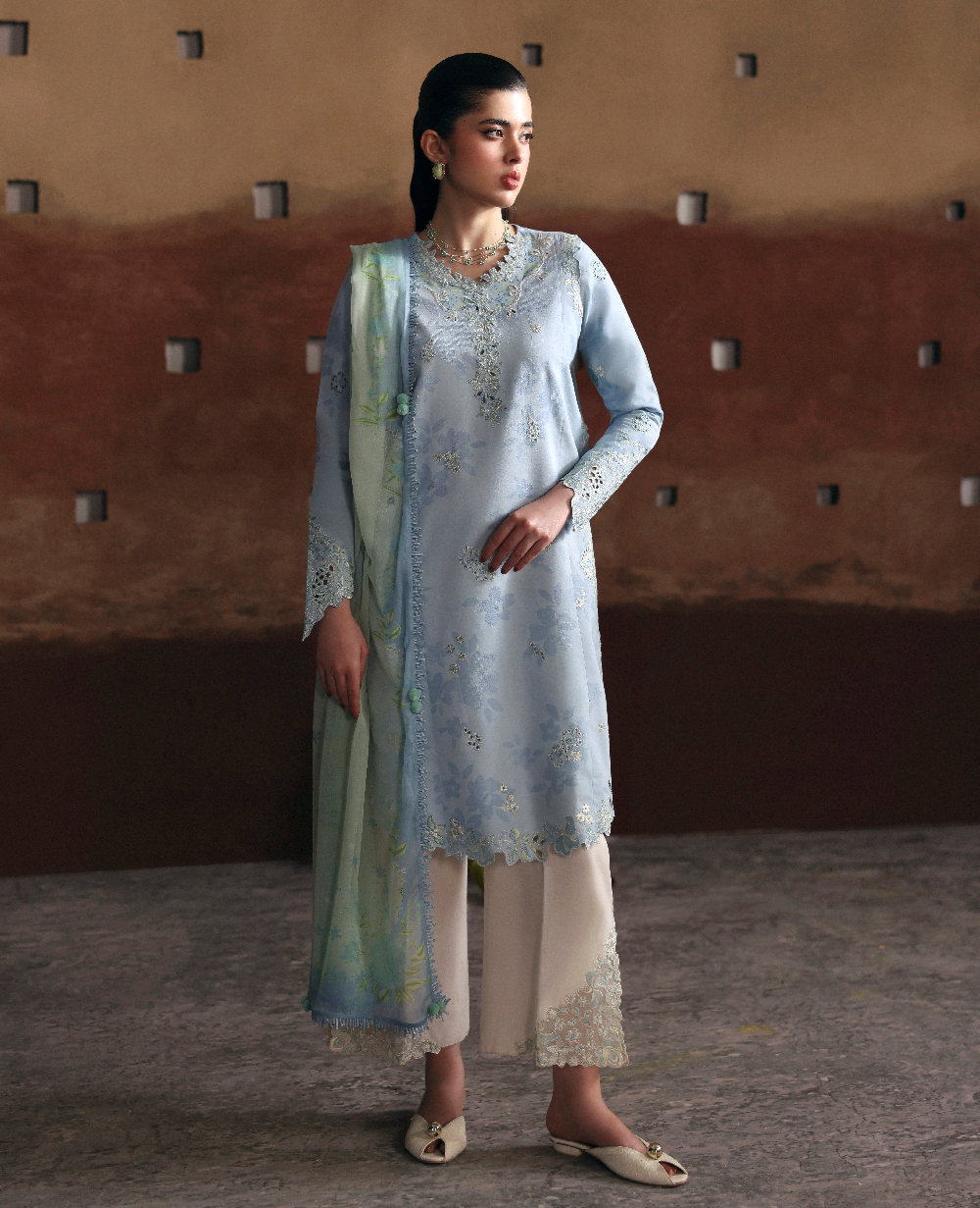 Republic Womenswear | Basics Pret | Skyline Breeze by Republic Womenswear - Designer Dress  - Type : Ladies Clothes - Available at Libayah - 100% Original 