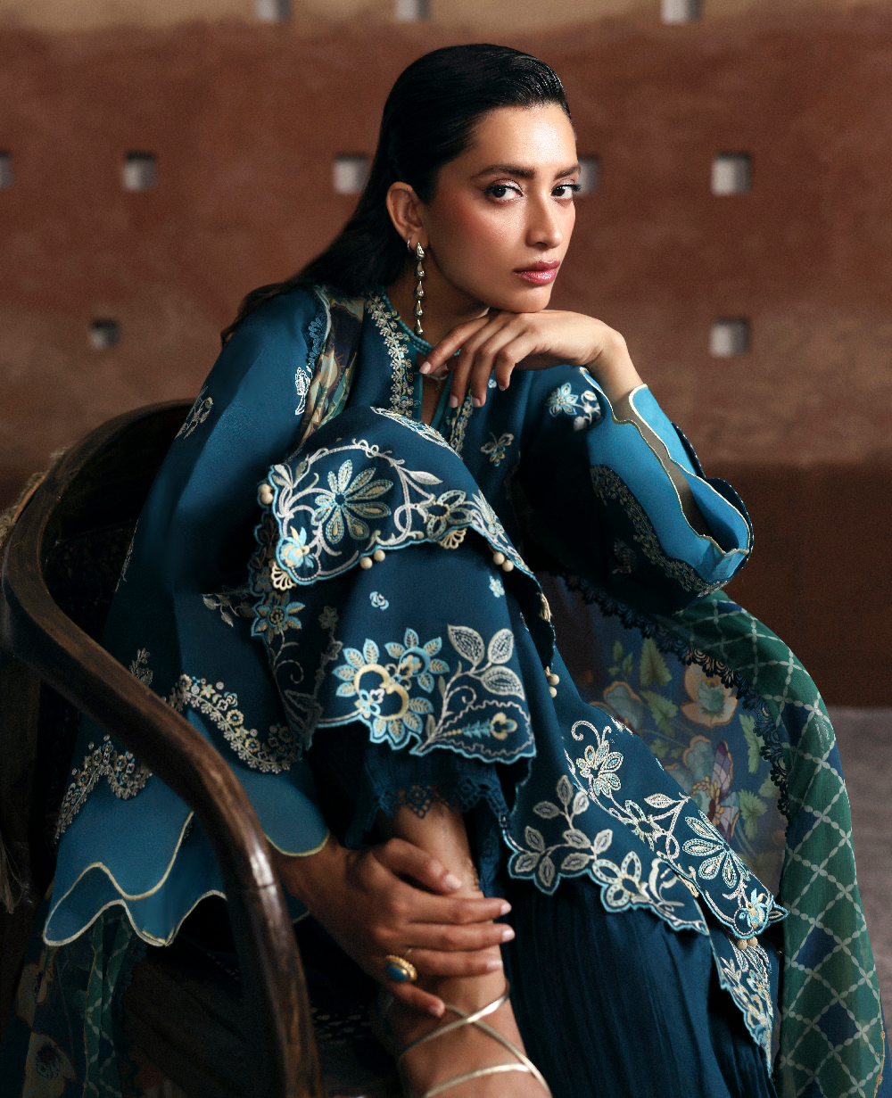 Republic Womenswear | Basics Pret | Layered Bloom by Republic Womenswear - Designer Dress  - Type : Ladies Clothes - Available at Libayah - 100% Original 