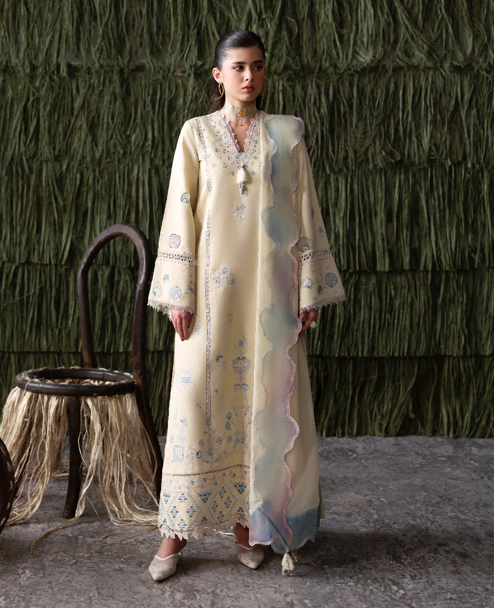 Republic Womenswear | Basics Pret | Sunlit Reverie by Republic Womenswear - Designer Dress  - Type : Ladies Clothes - Available at Libayah - 100% Original 