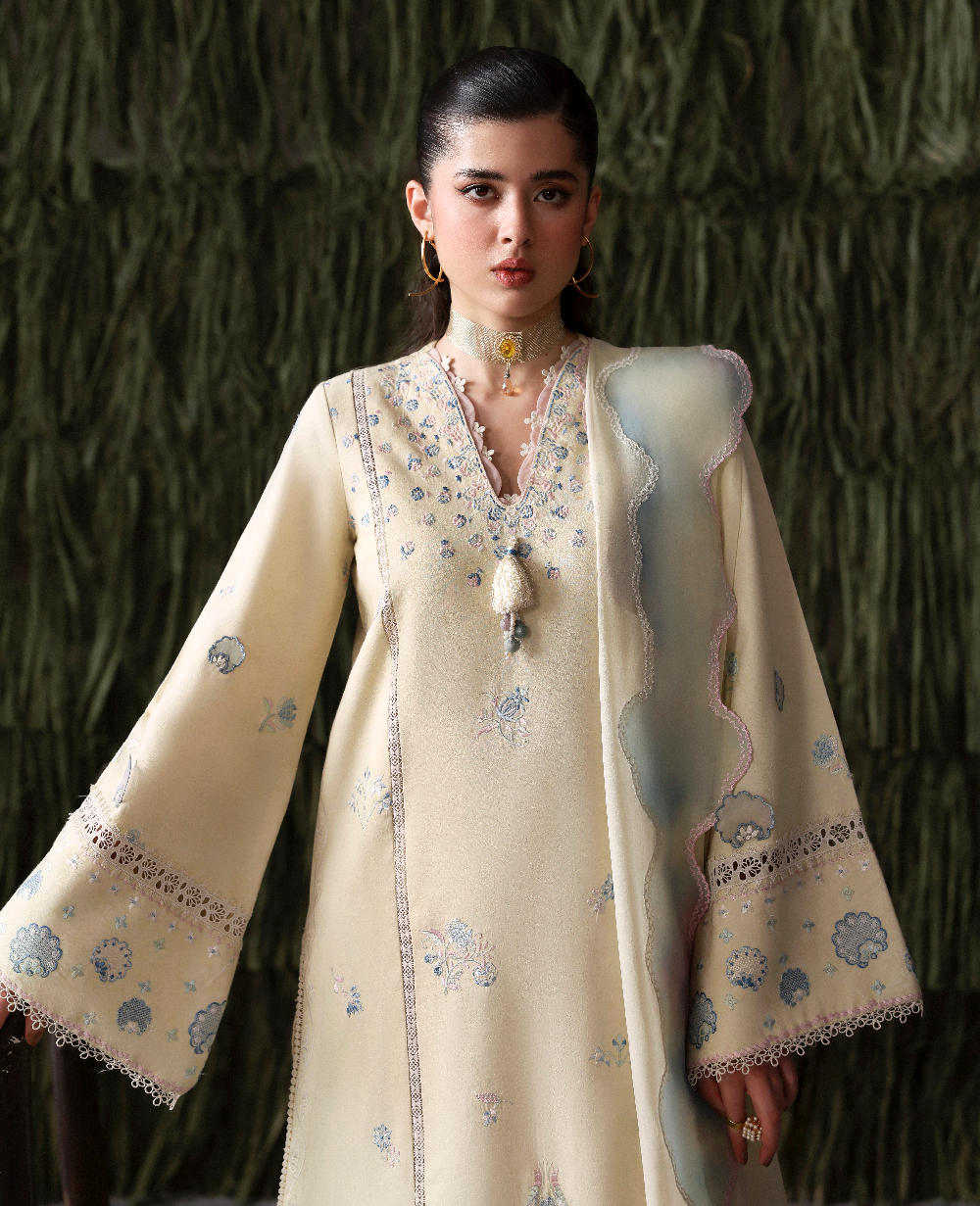 Republic Womenswear | Basics Pret | Sunlit Reverie by Republic Womenswear - Designer Dress  - Type : Ladies Clothes - Available at Libayah - 100% Original 