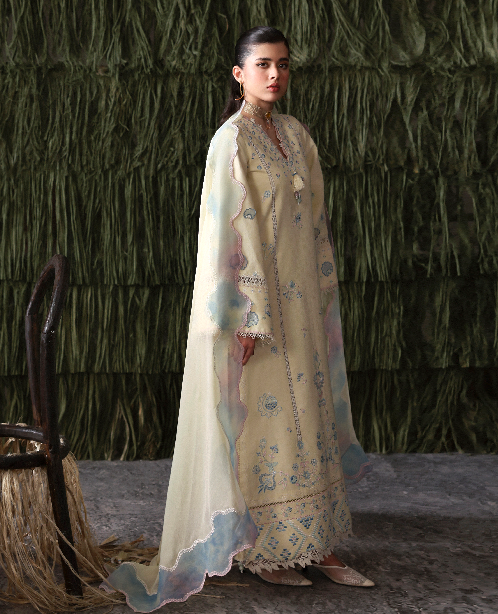 Republic Womenswear | Basics Pret | Sunlit Reverie by Republic Womenswear - Designer Dress  - Type : Ladies Clothes - Available at Libayah - 100% Original 