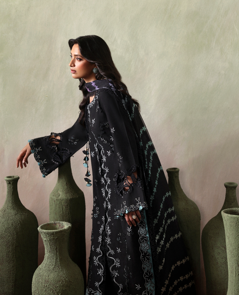 Republic Womenswear | Basics Pret | Shadow Muse by Republic Womenswear - Designer Dress  - Type : Ladies Clothes - Available at Libayah - 100% Original 