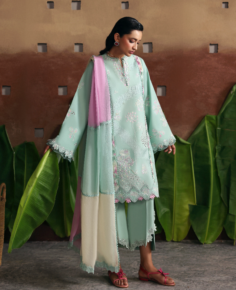 Republic Womenswear | Basics Pret | Glacier Bloom by Republic Womenswear - Designer Dress  - Type : Ladies Clothes - Available at Libayah - 100% Original 
