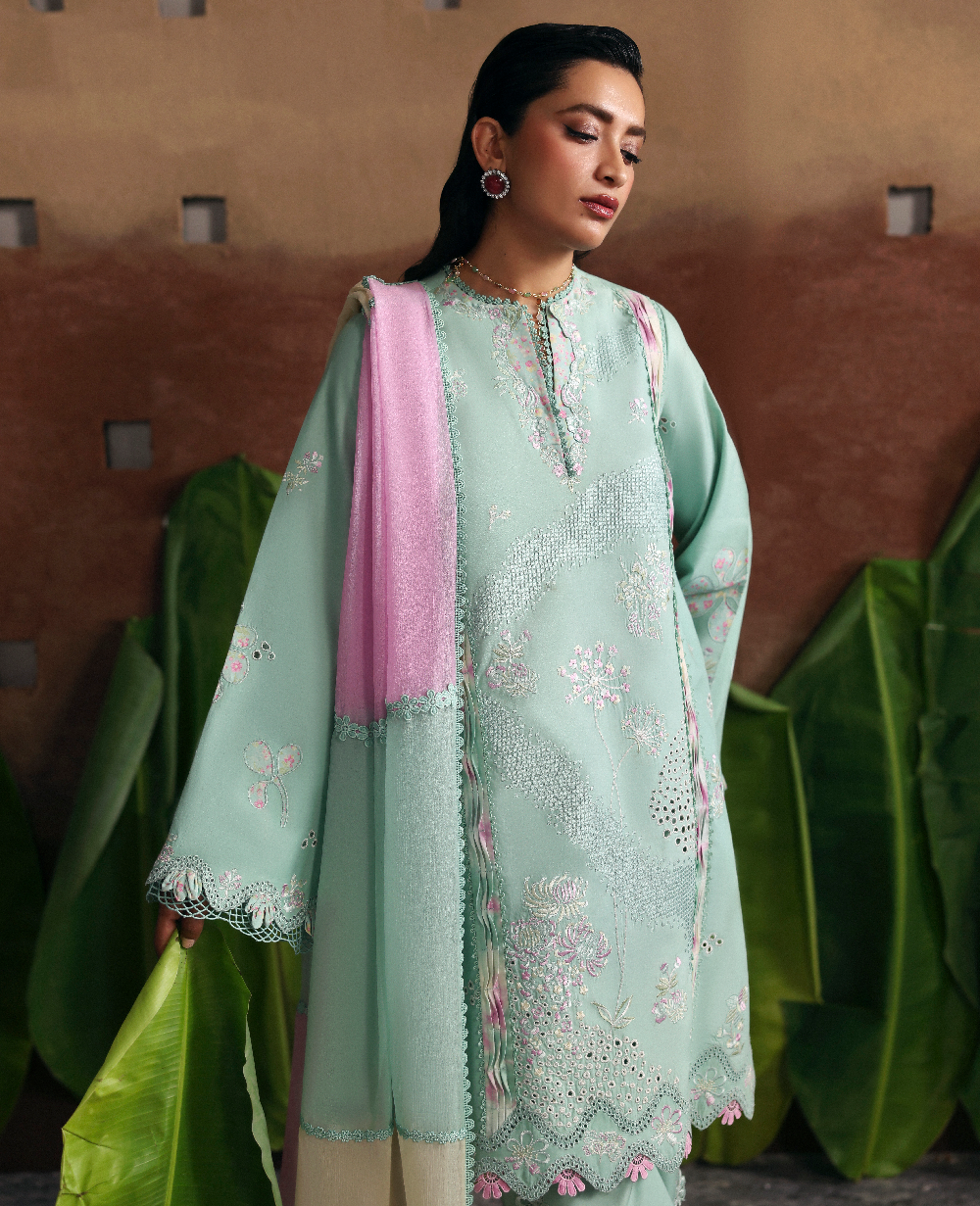 Republic Womenswear | Basics Pret | Glacier Bloom by Republic Womenswear - Designer Dress  - Type : Ladies Clothes - Available at Libayah - 100% Original 