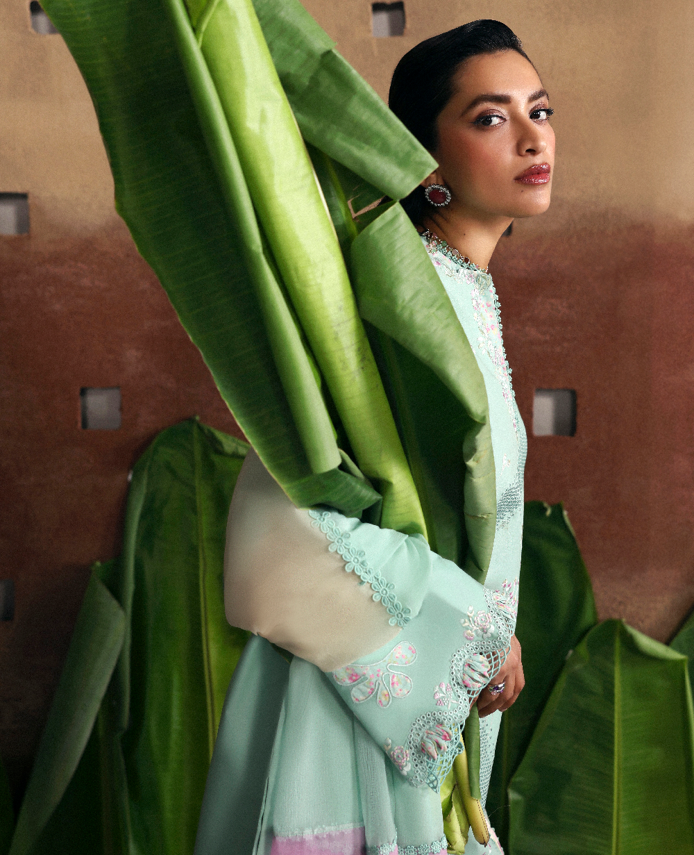 Republic Womenswear | Basics Pret | Glacier Bloom by Republic Womenswear - Designer Dress  - Type : Ladies Clothes - Available at Libayah - 100% Original 
