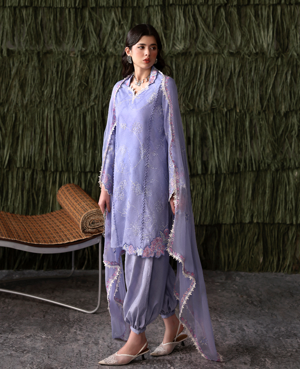 Republic Womenswear | Basics Pret | Cornflower Blue by Republic Womenswear - Designer Dress  - Type : Ladies Clothes - Available at Libayah - 100% Original 