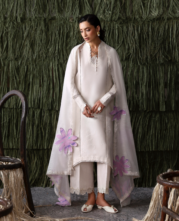 Republic Womenswear | Basics Pret | White Swan by Republic Womenswear - Designer Dress  - Type : Ladies Clothes - Available at Libayah - 100% Original 