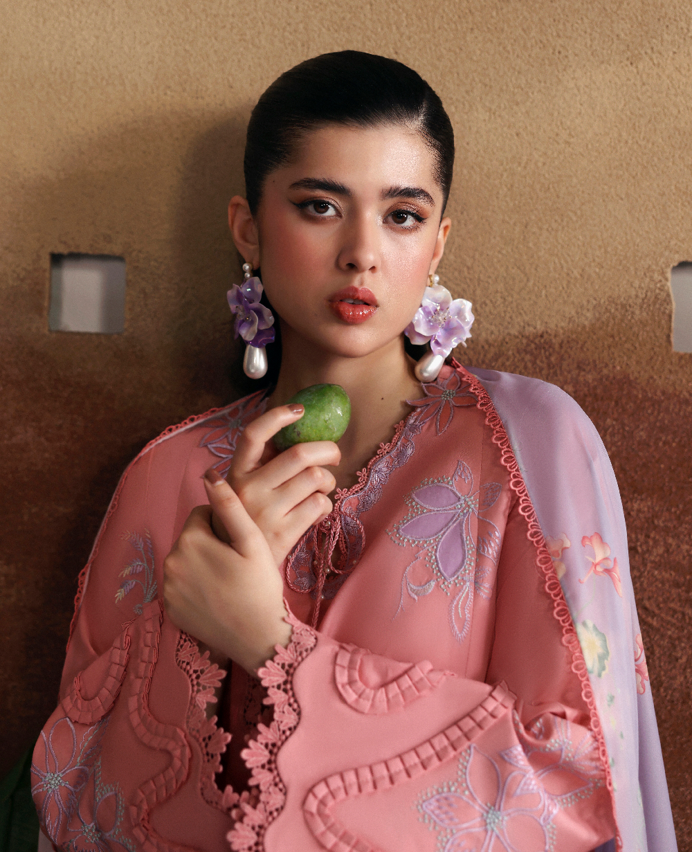 Republic Womenswear | Basics Pret | Coral Bloom by Republic Womenswear - Designer Dress  - Type : Ladies Clothes - Available at Libayah - 100% Original 