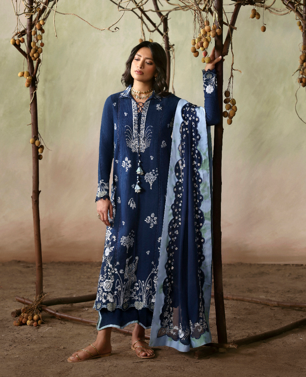Republic Womenswear | Basics Pret | Sapphire Saga by Republic Womenswear - Designer Dress  - Type : Ladies Clothes - Available at Libayah - 100% Original 
