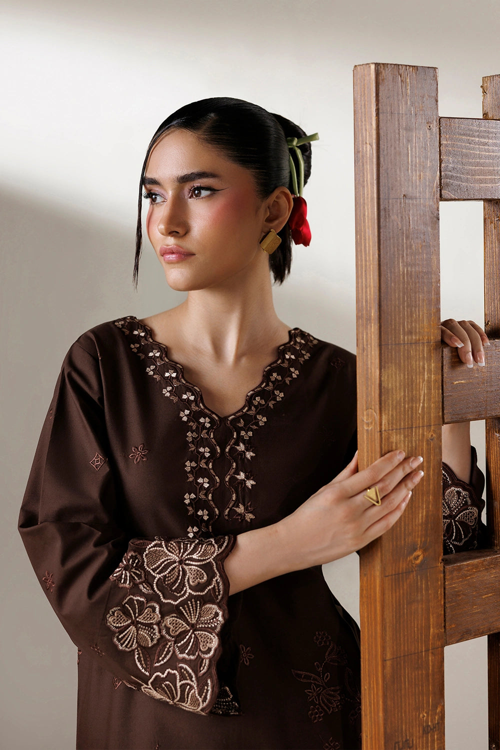 Azure | Chic Essentials |Brown Sugar by Azure - Designer Dress  - Type : Ladies Clothes - Available at Libayah - 100% Original 