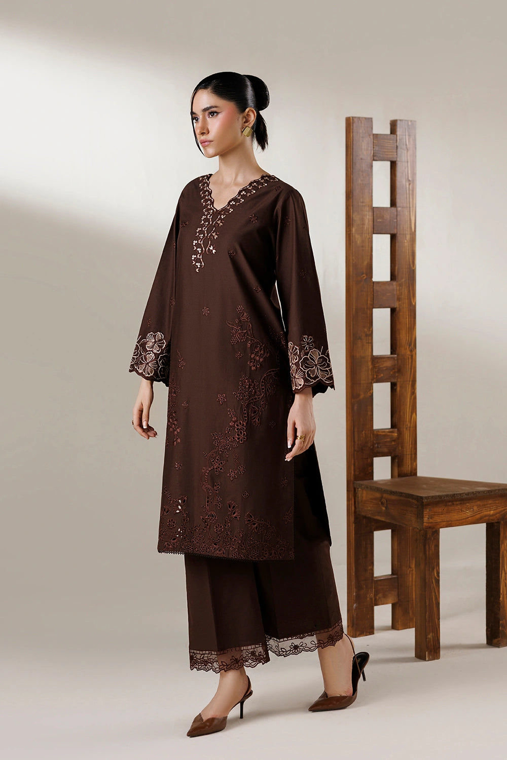 Azure | Chic Essentials |Brown Sugar by Azure - Designer Dress  - Type : Ladies Clothes - Available at Libayah - 100% Original 