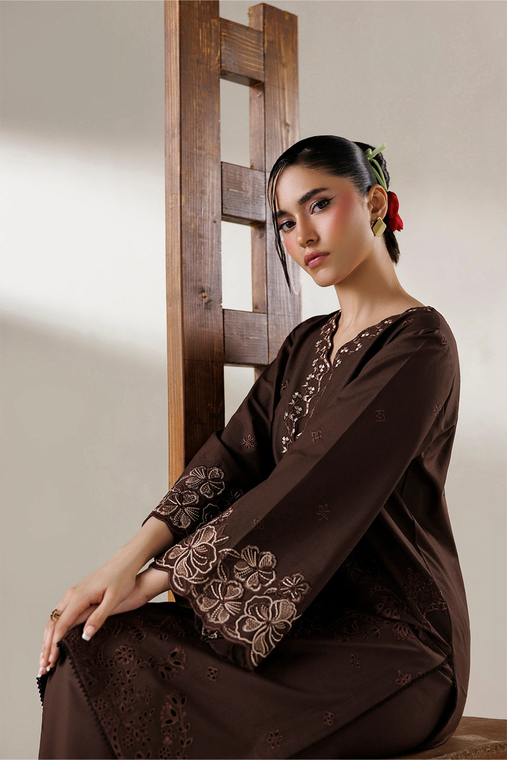 Azure | Chic Essentials |Brown Sugar by Azure - Designer Dress  - Type : Ladies Clothes - Available at Libayah - 100% Original 