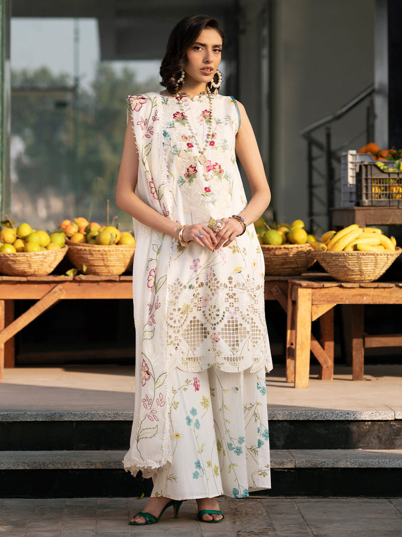 Mahnur | Broadway Luxury Lawn 26 | BW - 002 by Mahnur - Designer Dress - Type : Luxury Dress - Available at Libayah - 100% Original