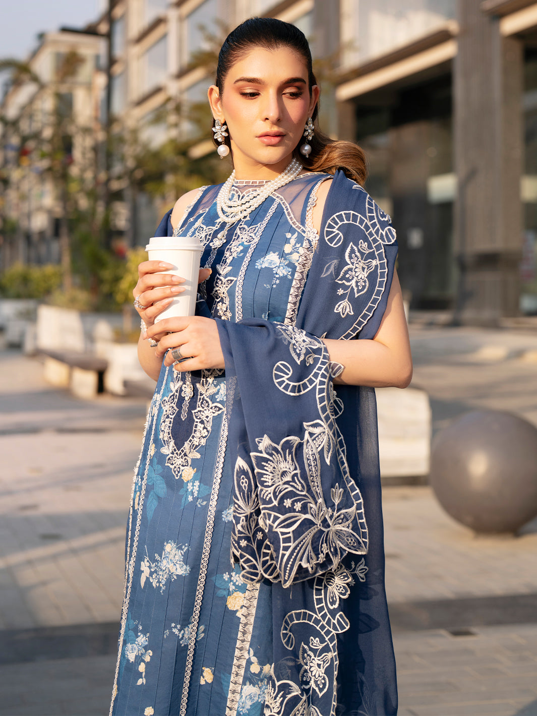 Mahnur | Broadway Luxury Lawn 26 | BW - 003 by Mahnur - Designer Dress - Type : Luxury Dress - Available at Libayah - 100% Original