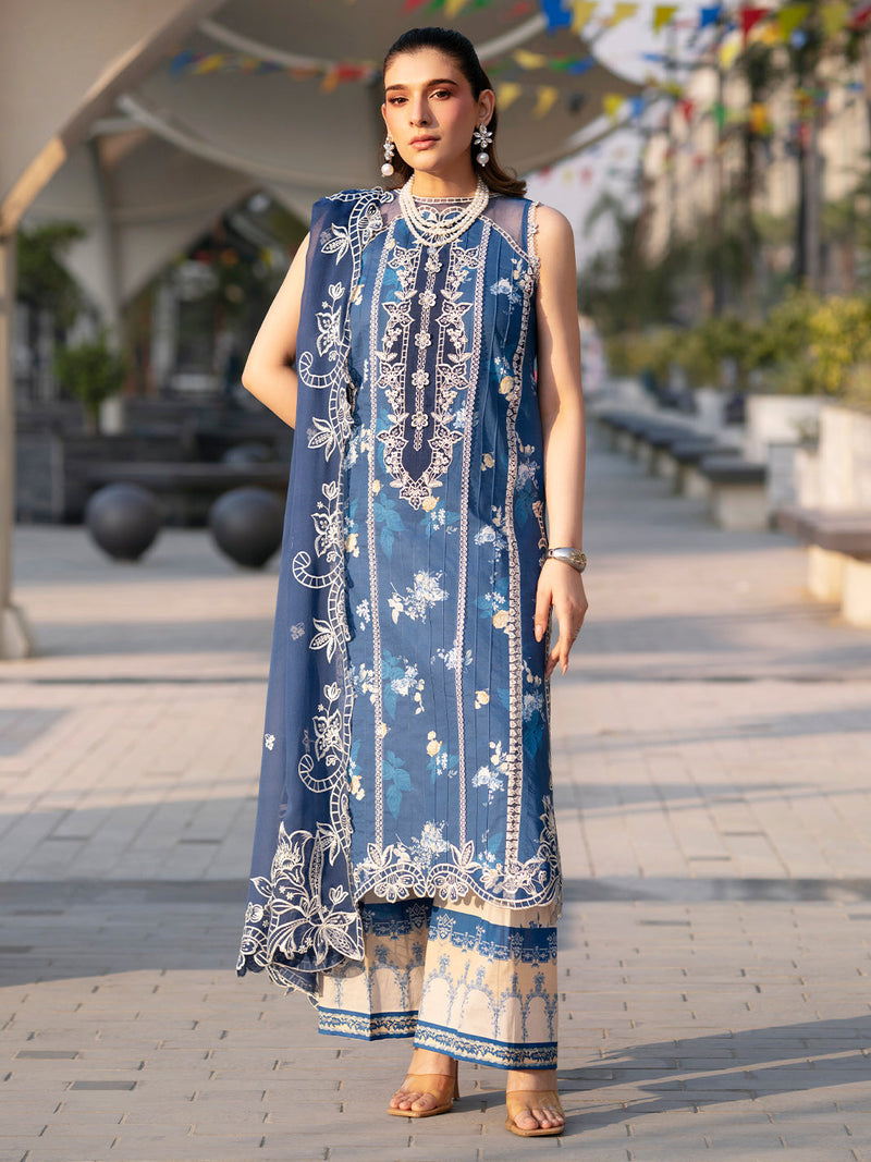 Mahnur | Broadway Luxury Lawn 26 | BW - 003 by Mahnur - Designer Dress - Type : Luxury Dress - Available at Libayah - 100% Original