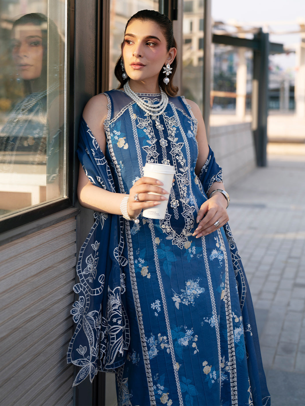 Mahnur | Broadway Luxury Lawn 26 | BW - 003 by Mahnur - Designer Dress - Type : Luxury Dress - Available at Libayah - 100% Original