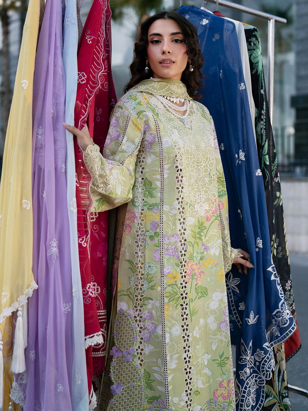 Mahnur | Broadway Luxury Lawn 26 | BW - 005 by Mahnur - Designer Dress - Type : Luxury Dress - Available at Libayah - 100% Original