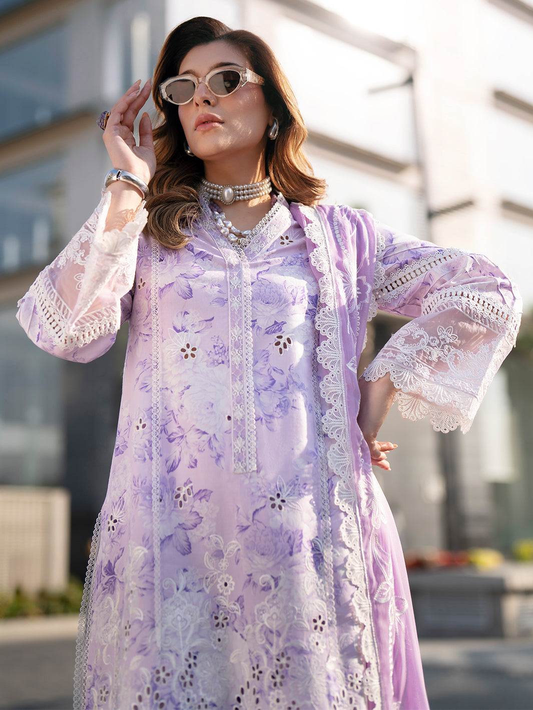 Mahnur | Broadway Luxury Lawn 26 | BW - 009 by Mahnur - Designer Dress - Type : Luxury Dress - Available at Libayah - 100% Original