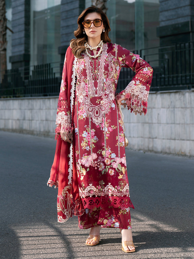 Mahnur | Broadway Luxury Lawn 26 | BW - 011 by Mahnur - Designer Dress - Type : Luxury Dress - Available at Libayah - 100% Original